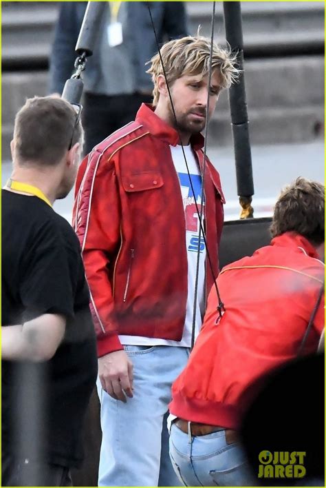 Ryan Gosling Hangs on For Dear Life While Filming 'The Fall Guy' Stunt ...