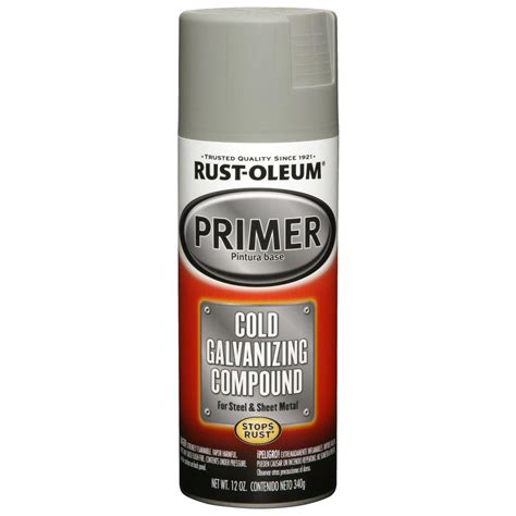 Rust-Oleum Automotive 12 oz. Gray Cold Galvanizing Compound Primer Spray (6-Pack)-249324 - The ...