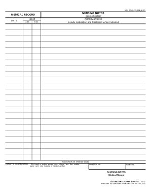 Nurses notes - Fill Out and Sign Printable PDF Template | SignNow