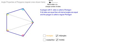 Interior Angles of Regular Polygons – GeoGebra