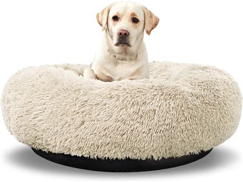 L/XL/XXL/XXXL for Medium and Large Dogs Comfortable Pet Bed Faux Fur ...