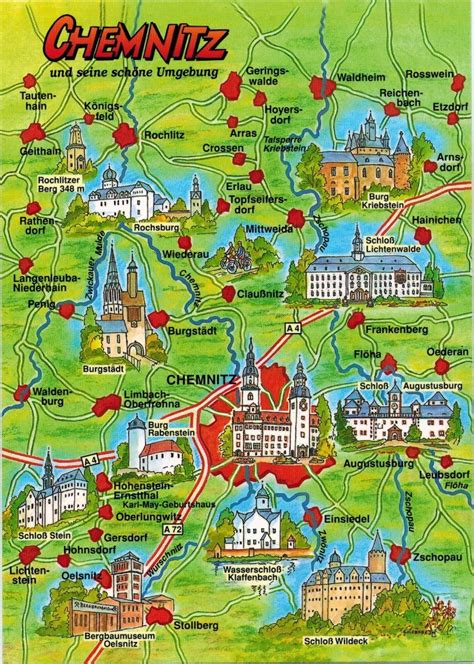 Map Cards - Hunting: 0328 Germany - Chemnitz