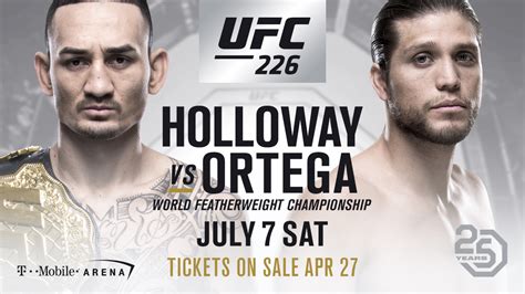 Holloway-Ortega, Ngannou-Lewis set for UFC 226 | UFC ® - News