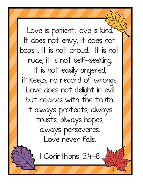 gwhizteacher: ID Badge Verse - 1 Corinthians 13:4-8