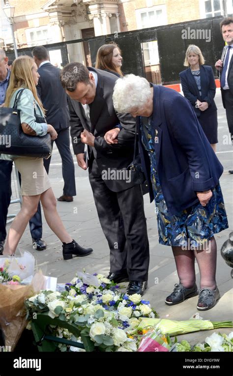 St James Square, London, 17 April 2014, WPC Yvonne Fletcher's mother ...