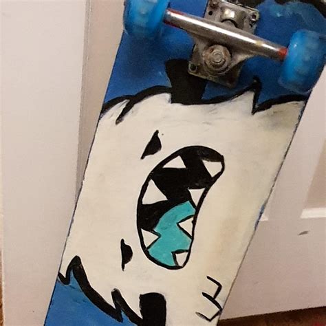 Sk8 the infinity Langa skateboard. Handpainted. Not... - Depop