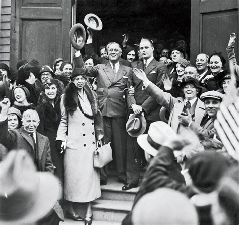 Franklin Delano Roosevelt during his first campaign for President, 1932 ...