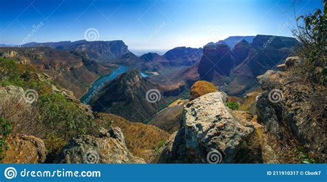 Three Rondavels and Blyde River Canyon, South Africa 6 Stock Image ...