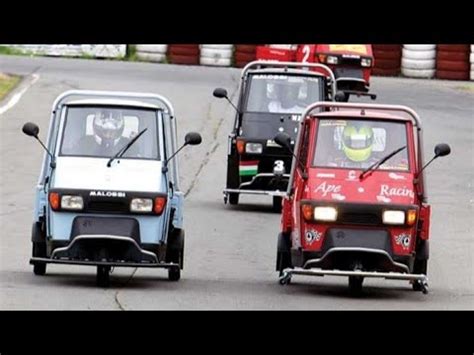 Piaggio Ape racing - YouTube