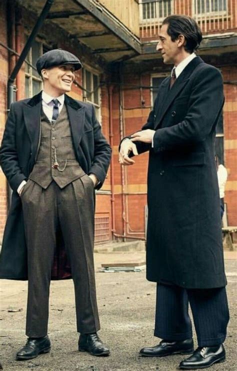 Cillian Murphy and Adrien Brody - Peaky Blinders BTS 💙 | Peaky blinders ...