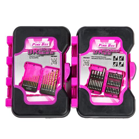 Drill and Driver Bit Sets - THE ORIGINAL PINK BOX