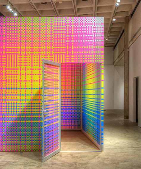 megan geckler rainbow cube installation in LA