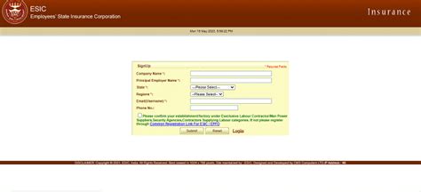 ESIC Login & Registration Process - https://esic.gov.in