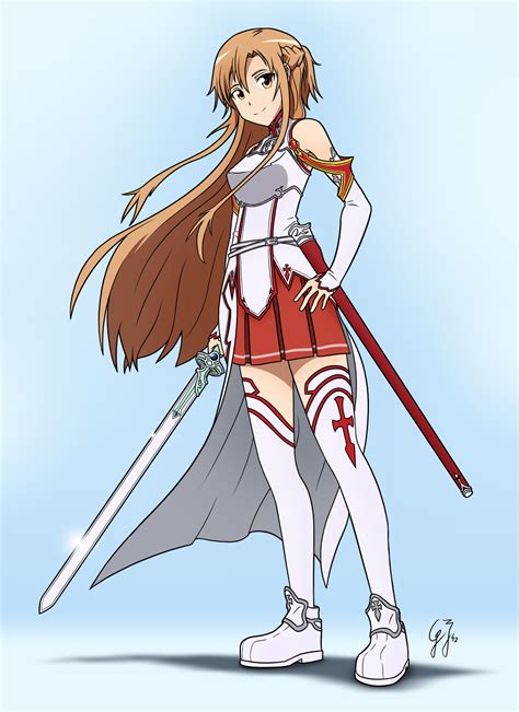 SAO Asuna by GlancoJusticar on DeviantArt