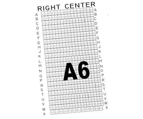 Seating Chart - The Muny