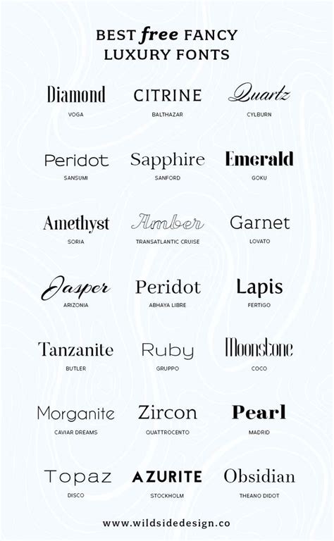 Best Free Luxury Fonts | Luxury font, Graphic design fonts, Typography ...