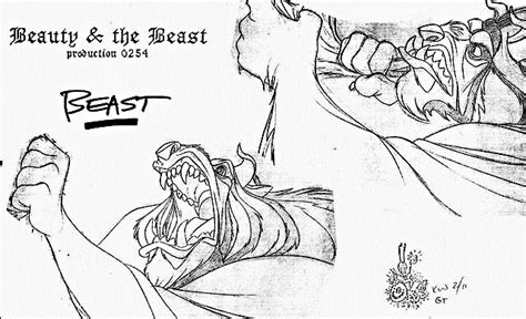 Walt Disney Sketches - The Beast - Walt Disney Characters Photo (27056874) - Fanpop