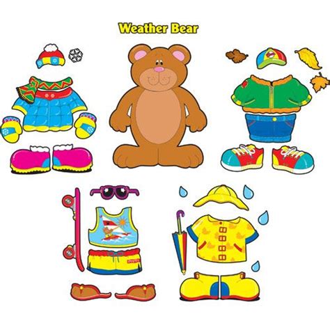 Free weather bear printable – Artofit