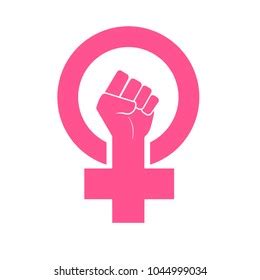 Women Resist Symbolfeminism Vector Illustration Stock Vector (Royalty ...