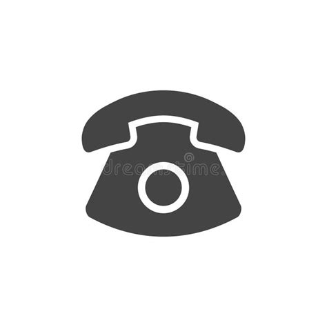 Classic Telephone Icon Graphic Design Template Vector Stock Vector ...