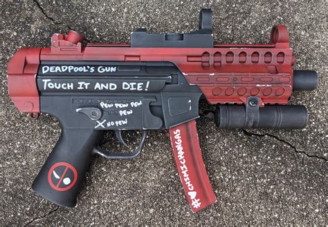 Deadpool SMG cosplay prop by firebladecomics on DeviantArt