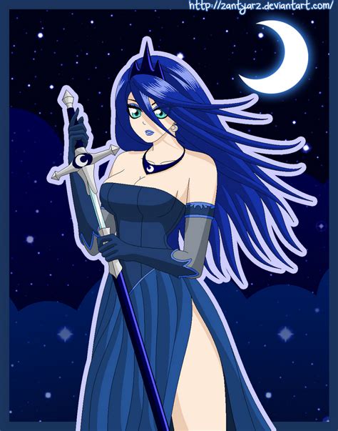 Princess Luna Human by ZantyARZ on DeviantArt