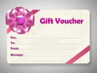 Gift Voucher Template