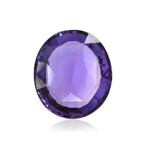 3.07 carat, Purple, Sapphire, Oval Shape, No evidence of heat ...