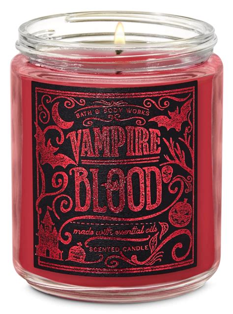 Bath & Body Works Vampire Blood Single Wick Candle | Bath & Body Works Halloween Collection 2020 ...