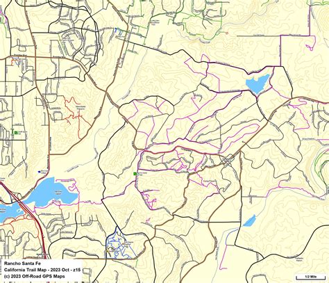 Rancho Santa Fe - California Trail Map