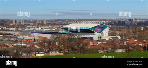 Elland Road stadium , the home of Leeds United Football AFC Stock Photo ...