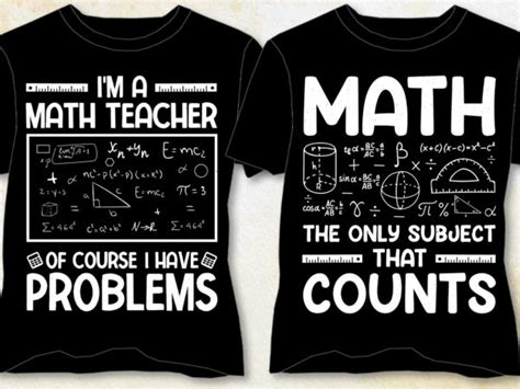 Math Teacher T-Shirt Design - Buy t-shirt designs