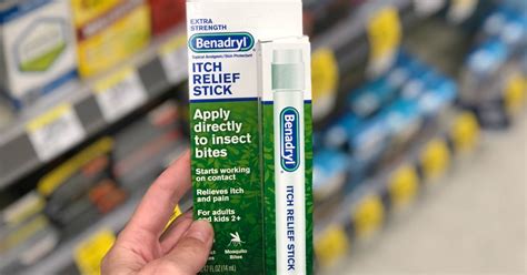 New Benadryl Coupons = Itch Relief Sticks Just 12¢ Each at Walgreens ...