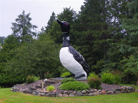 Loon Statue | Mercer, Iron County, Wisconsin: "Loon Capital … | Flickr