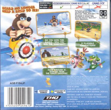 Banjo-Pilot Box Shot for Game Boy Advance - GameFAQs