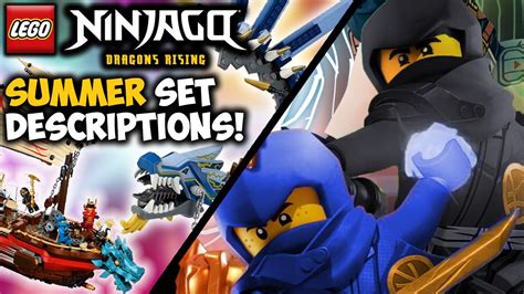 NINJAGO Set Descriptions LEAKED for Summer 2023! | Ninjago: Dragons ...