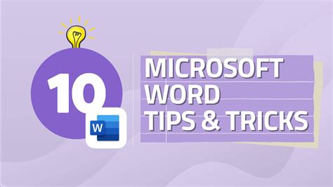 10 Microsoft Word Tips | Guide to Better Microsoft Knowledge