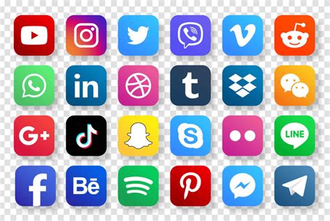 40 Beautiful [Free!] Social Media Icon Sets For Your Website - EU ...