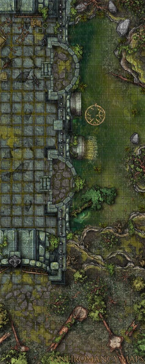 Wetlands Sluice [20x50] - Oneriomancy Maps : r/dndmaps