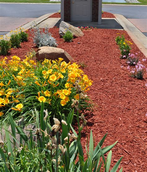 Landscaping Ideas With Red Mulch - Image to u