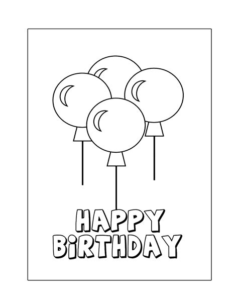 Balloons Coloring Pages – Printable Coloring Pages