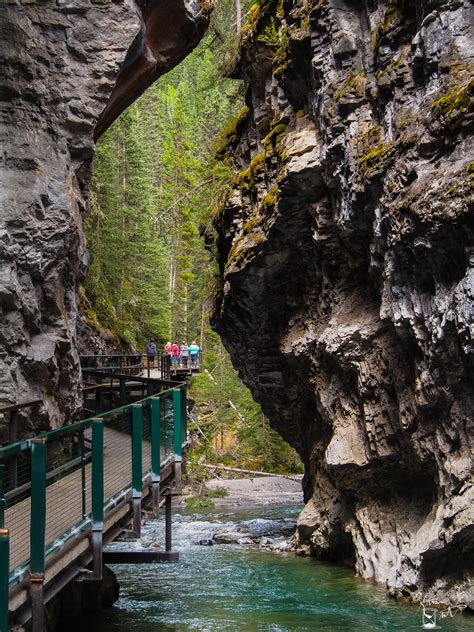 Crowded but must do hike in Banff, Johnston Canyon, Banff National Park ...