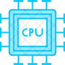 Cpu Icon - Download in Colored Outline Style