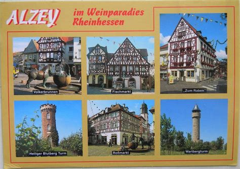 Postcards, Envelopes and Stamps: Alzey - Rheinland-Pfalz, Germany