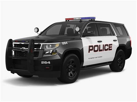 Chevrolet tahoe 2018 police 3D model - TurboSquid 1308074