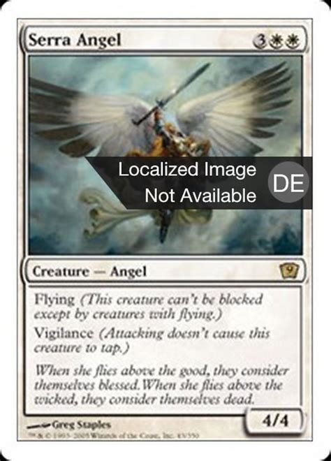 Serra Angel · Ninth Edition (9ED) #43 · Scryfall Magic The Gathering Search