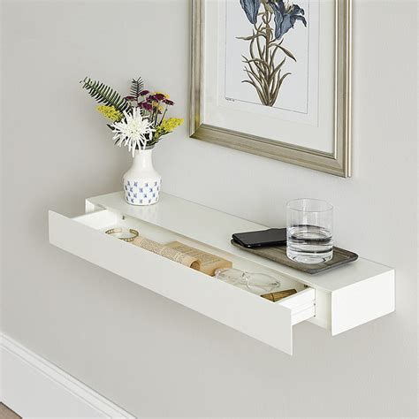 floating shelf with drawer