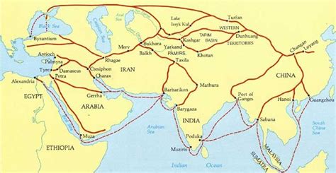 The Earliest Globalization - the Silk Road | Silk road map, Silk road, Map