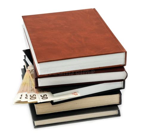 Money hidden in a book stock image. Image of white, euro - 22485223