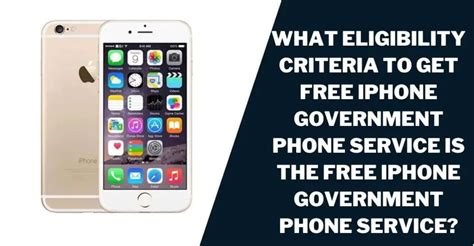 Free iPhone Government Phone Service: Top 5 Providers & How